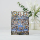 Het laatste vonnis - Sistine Chapel, Vaticaanstad Briefkaart (Staand voorkant)