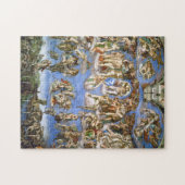 Het laatste vonnis van Michelangelo in Fresco Legpuzzel (Horizontaal)