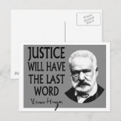 Het laatste woord over justitie briefkaart (Voorkant / Achterkant)