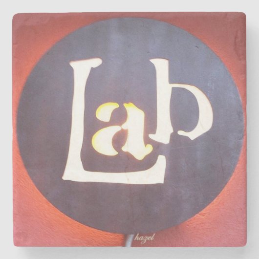 Het lab, Asheville, het lab Stenen Onderzetter (Voorkant)