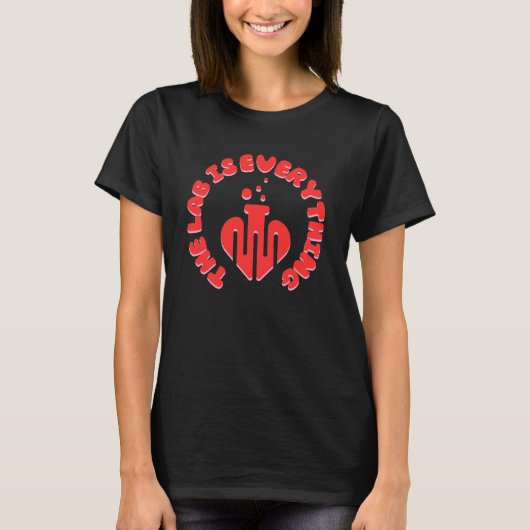 Het lab is alles Lab Week T-shirt (Voorkant)