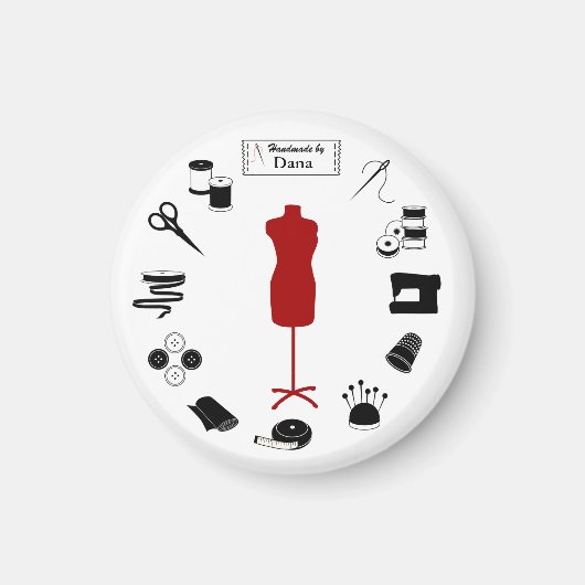 Het label aanpassen magneet (Voorkant)