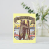 Het label Big Baer Cigar Briefkaart (Staand voorkant)