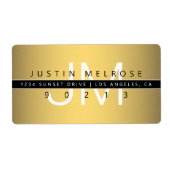 Het label 'Contedhedendaags Gold Kijk terug' (Voorkant)