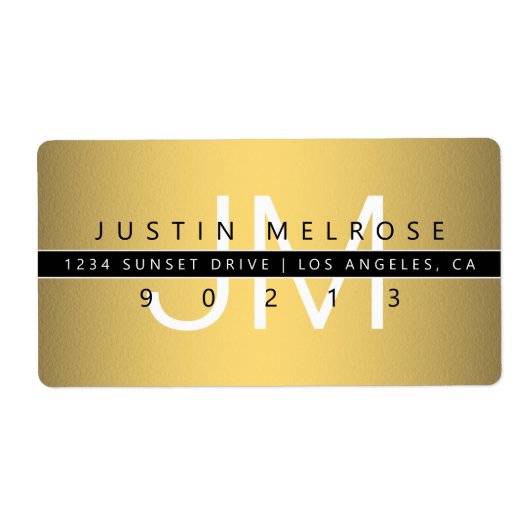 Het label 'Contedhedendaags Gold Kijk terug' (Voorkant)