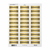 Het label 'Contedhedendaags Gold Kijk terug' (Full Sheet)