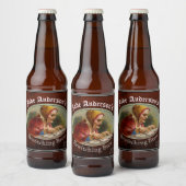 Het label Dame Home Brew Bier Bier Etiket (Flessen)