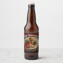 Het label Dame Home Brew Bier Etiket