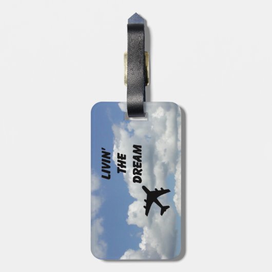 Het label Dream ID Livin Bagagelabel (Achterkant verticaal)