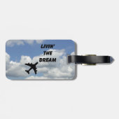 Het label Dream ID Livin Bagagelabel (Achterkant horizontaal)