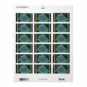 Het label Emerald Green Gold voor weddenschappen a (Full Sheet)