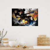 Het Label langs Poster (Keuken)