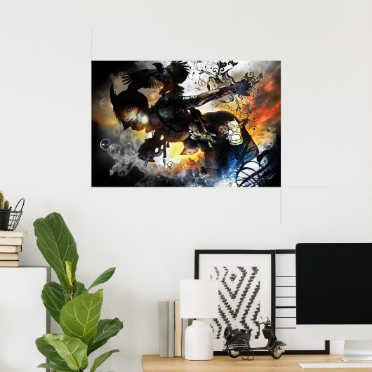 Het Label langs Poster (Thuiskantoor)