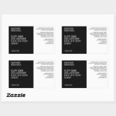 Het label van de minimalistische schoonheidsproduc (Vel)