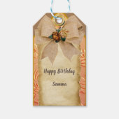 Het Label van de verjaardag met een Kijk van het L Cadeaulabel (Voorkant)