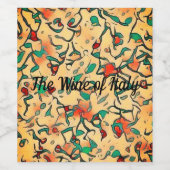 Het label Wijn van Italië Etiket (Enkel label)