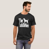 Het LabFather Grappige Labrador Retriever Vader T- T-shirt (Voorkant volledig)