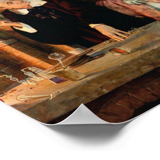 Het laboratorium | John Collier Poster (Hoek)