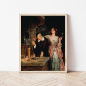 Het laboratorium | John Collier Poster