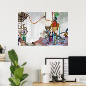 Het laboratorium poster (Thuiskantoor)