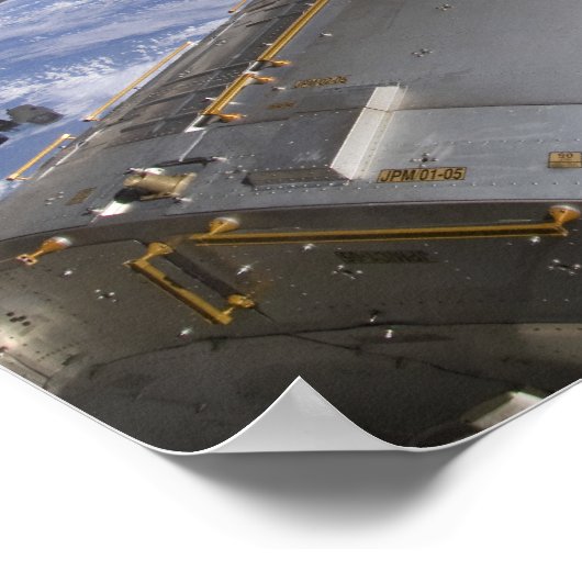 Het laboratorium van de Japanse Experimentenmodule Poster (Hoek)