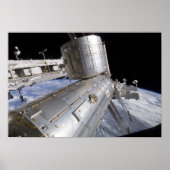 Het laboratorium van de Japanse Experimentenmodule Poster (Voorkant)