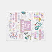 Het Labs-gebed Medisch Laboratorium Wetenschapper Fleece Deken (Voorkant (Horizontaal))