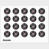 Het Labs-gebed Medisch Laboratorium Wetenschapper  Ronde Sticker (Vel)