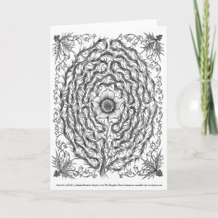 Het Labyrint 2018 van de vakantie Feestdagen Kaart