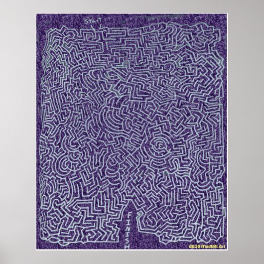 Het labyrint poster (Voorkant)