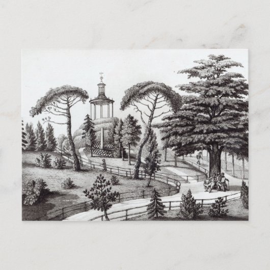 Het labyrint van de Jardin des Plantes Briefkaart (Voorkant)