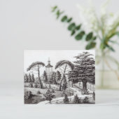 Het labyrint van de Jardin des Plantes Briefkaart (Staand voorkant)