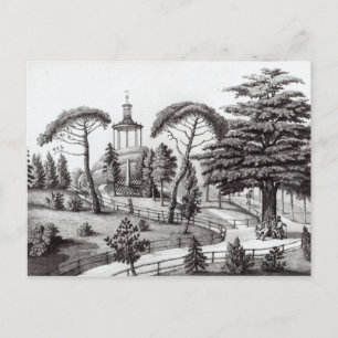 Het labyrint van de Jardin des Plantes Briefkaart