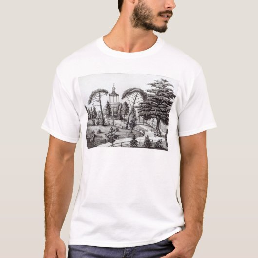 Het labyrint van de Jardin des Plantes T-shirt (Voorkant)