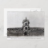 Het labyrint van de Villa Pisani in Stra, na een Briefkaart (Voorkant / Achterkant)