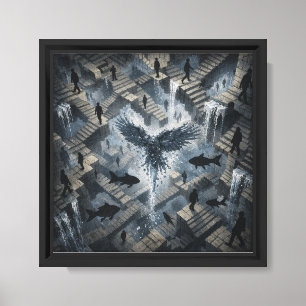 Het Labyrint van Verloren Paden Canvas Afdruk