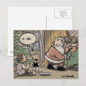 Het lach-uit-luide Briefkaart van Kerstmis van (Voorkant / Achterkant)