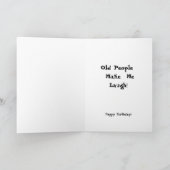 Het lachen bij Verjaardagen Kaart (Binnen)