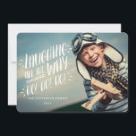 Het lachen helemaal op weg naar een Joyful-fotokaa Feestdagenkaart<br><div class="desc">Een modern ontwerp van leuke typografie met de tekst "Lachen helemaal ... ho! ho! ho!" en een full-size foto van je gelukkige familie. Ruimte op de achterkant voor u om uw persoonlijke vakantiebericht of meer foto's toe te voegen als u dat wenst. Een eigentijdse en grappige groet die het seizoen...</div>