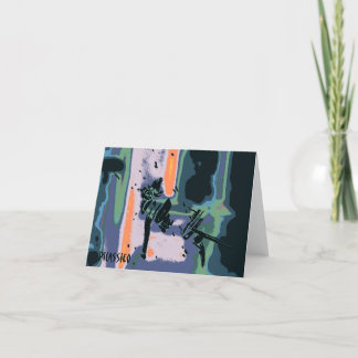 "Het lachen Kaart van de Nota van de Kunst van de