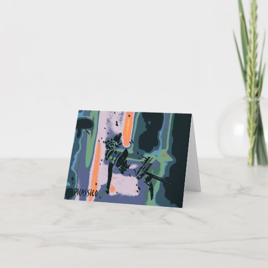 "Het lachen Kaart van de Nota van de Kunst van de (Voorkant)