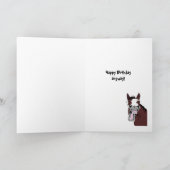 Het lachen Paard de Humor van de Verjaardag "over Kaart (Binnen)