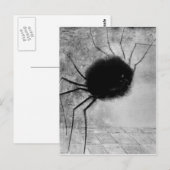 Het lachen spin door Bertrand-Jean Redon Briefkaart (Voorkant / Achterkant)