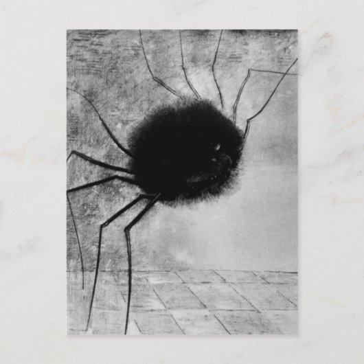 Het lachen spin door Bertrand-Jean Redon Briefkaart (Voorkant)