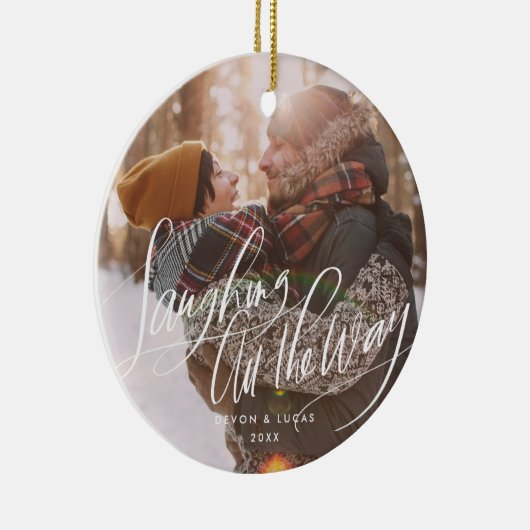 Het lachen van al de Ornament van de Vakantie van (Rechts)