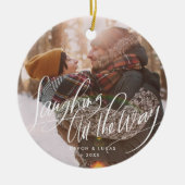 Het lachen van al de Ornament van de Vakantie van  (Voorkant)