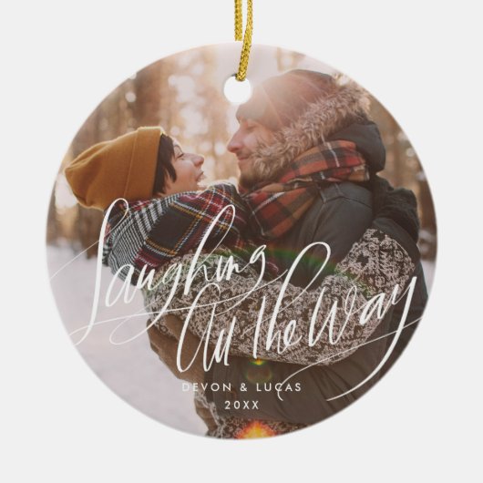 Het lachen van al de Ornament van de Vakantie van (Voorkant)