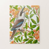 Het lachen van Kookaburra in Gum Tree Puzzle Legpuzzel (Verticaal)