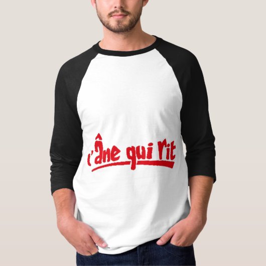 Het Lachende Ezel Frans Tekst Logo T-shirt (Voorkant)