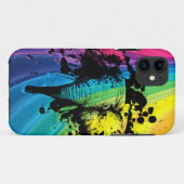 Het laden Bull Elephant op Rainbow Hoesje-Mate iPh Case-Mate iPhone Case (Achterkant (horizontaal))